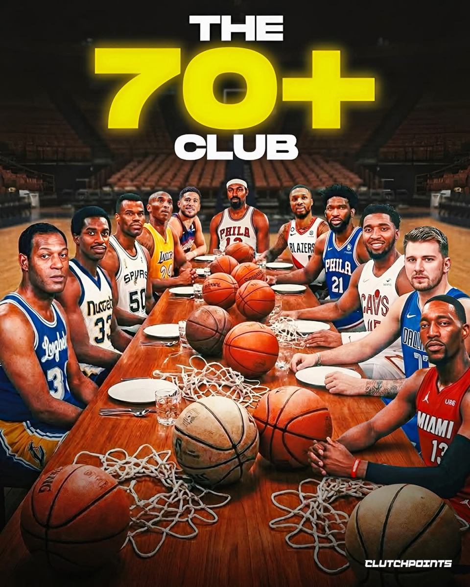 开云体育中国-70+分合理性排名：阿德巴约83分第11 东契奇73分居首科比81分第二